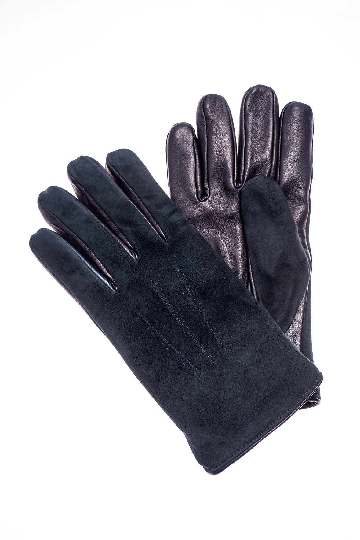 Mănuși din piele de ovină, căptușite M207 Albastru 2020-2021
