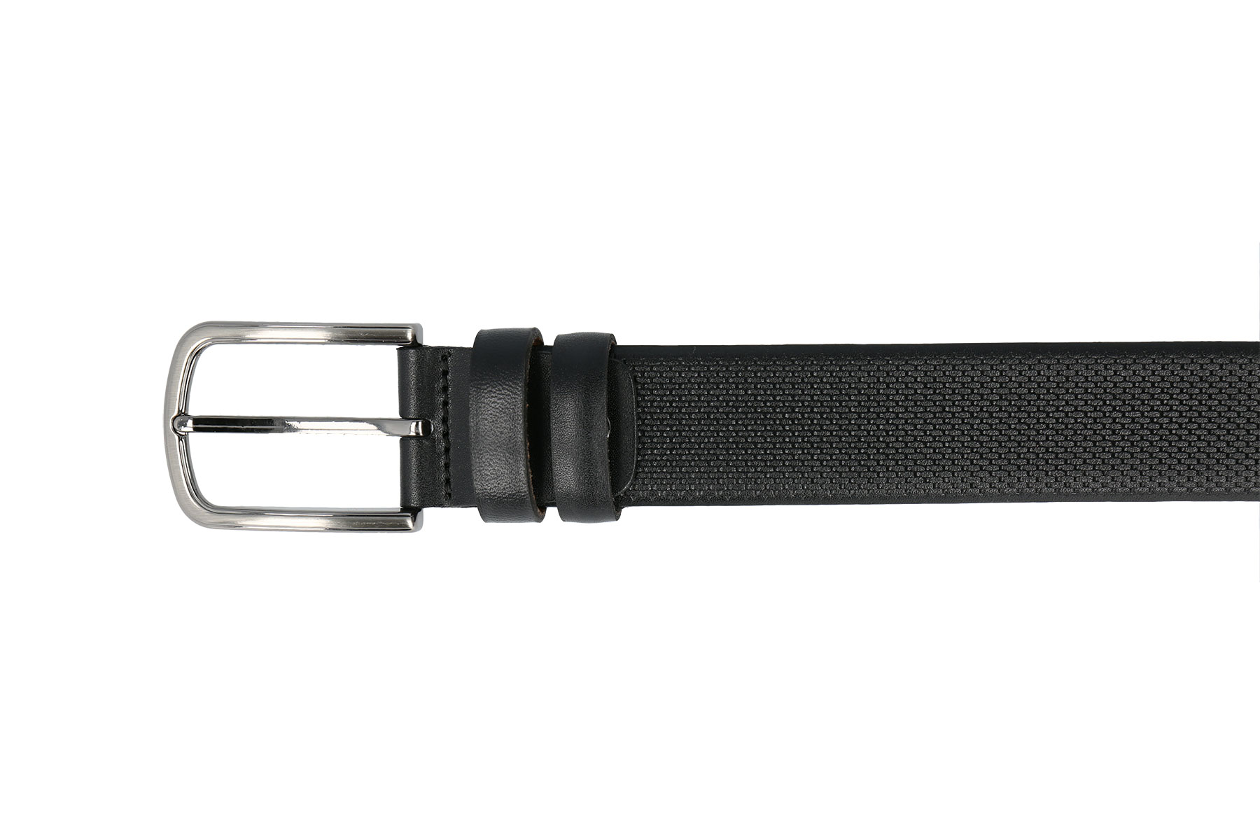 Curea din piele C011 negru 3