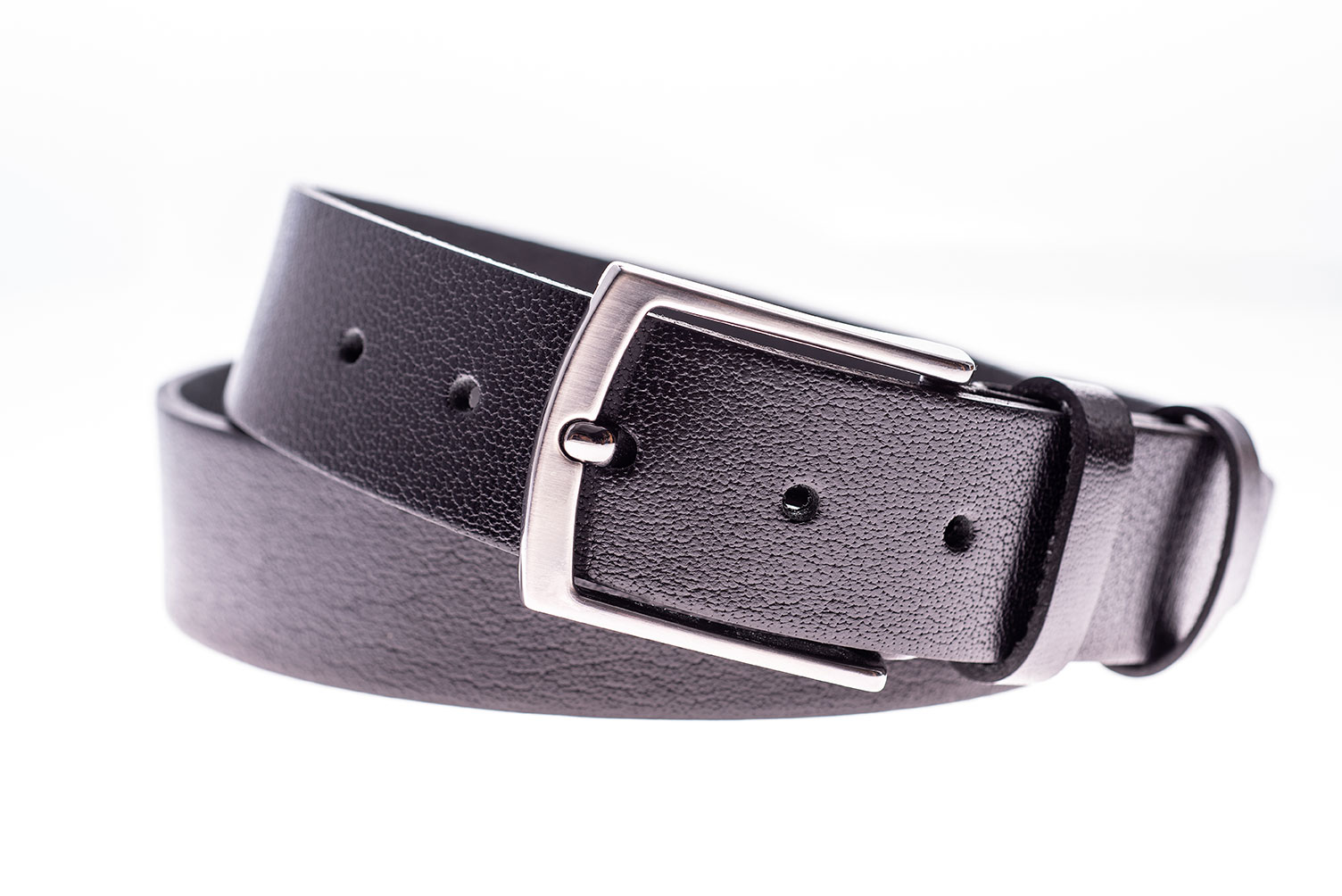 Curea din piele C013 negru 4