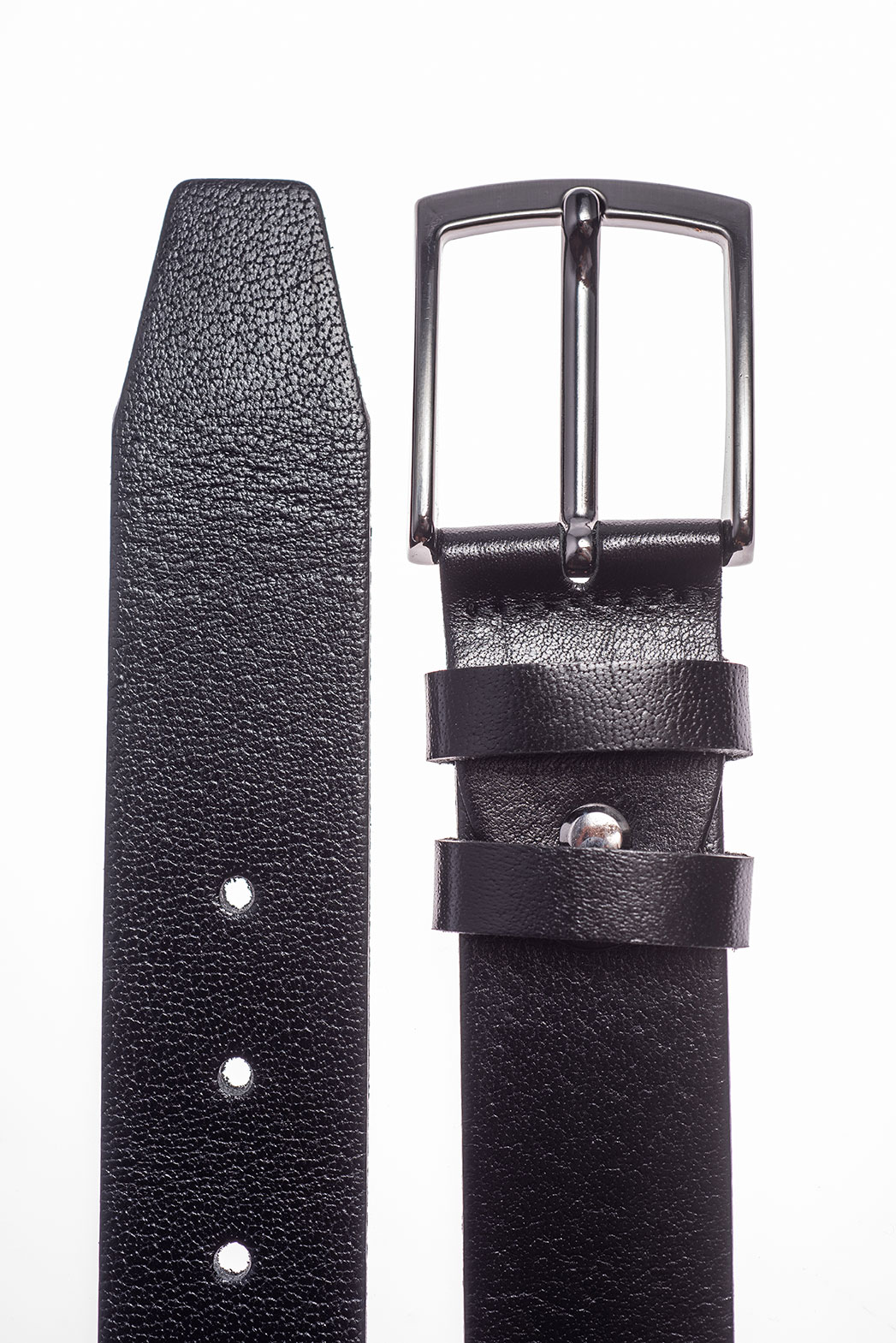 Curea din piele C013 negru 5