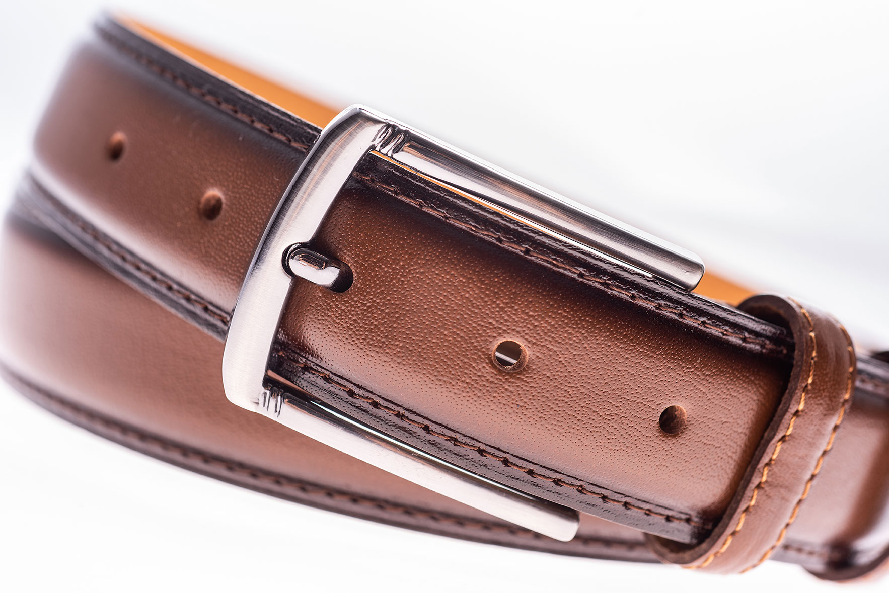 Curea din piele C014 coniac 6