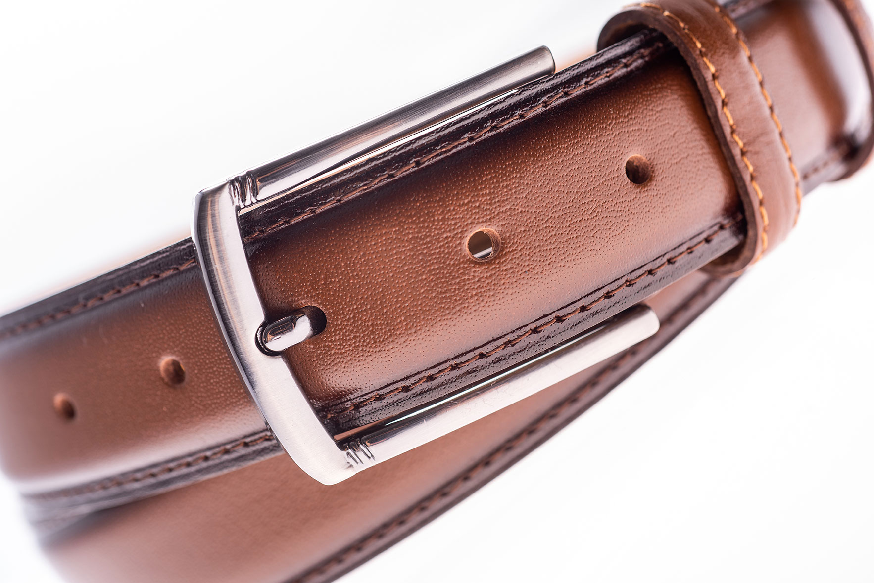 Curea din piele C014 coniac 7