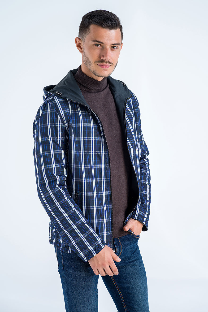 Geaca de piele reversibila 3019 gri 4 1