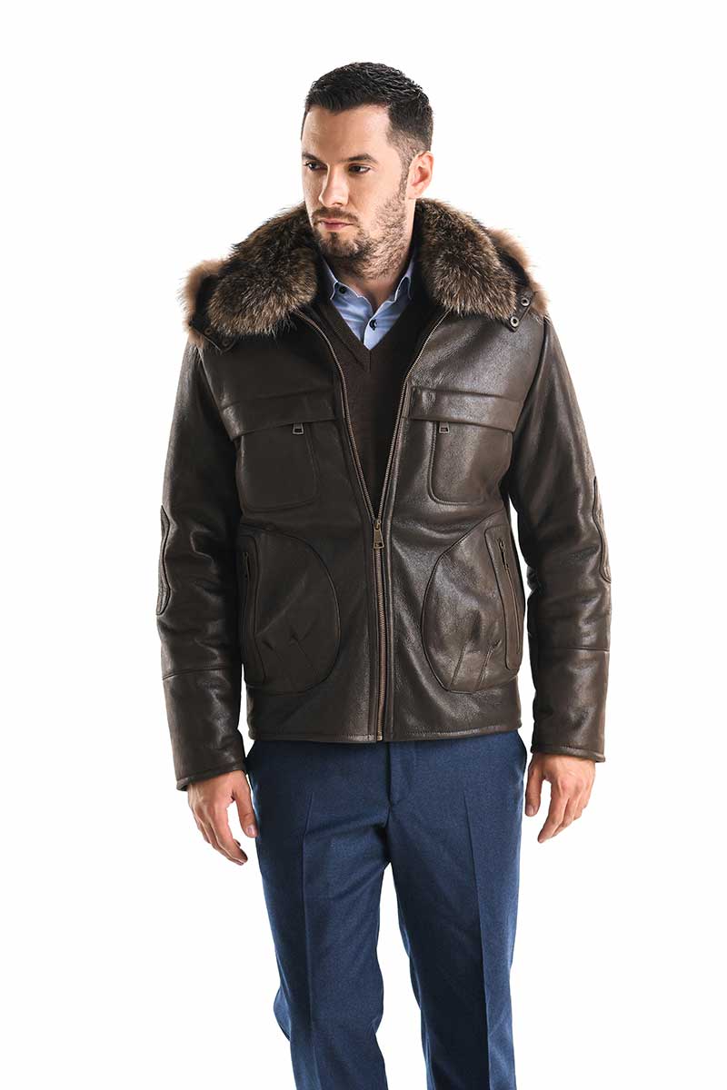 Haina de blana barbati 319 GR maro 2 1