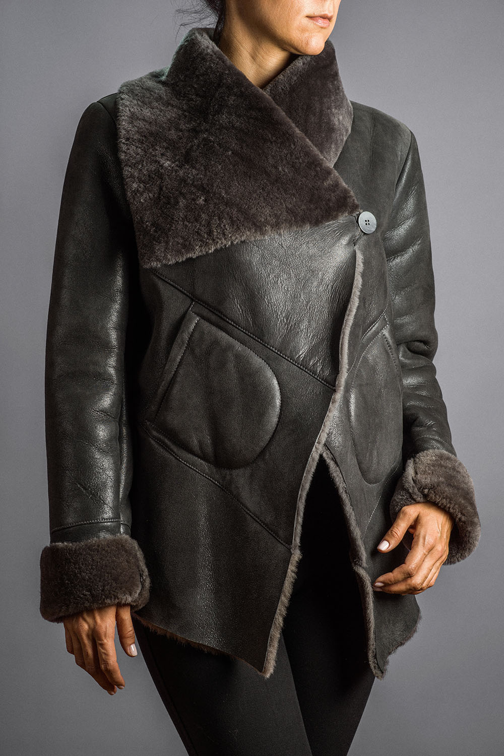 Haina din blana 239 gri 1