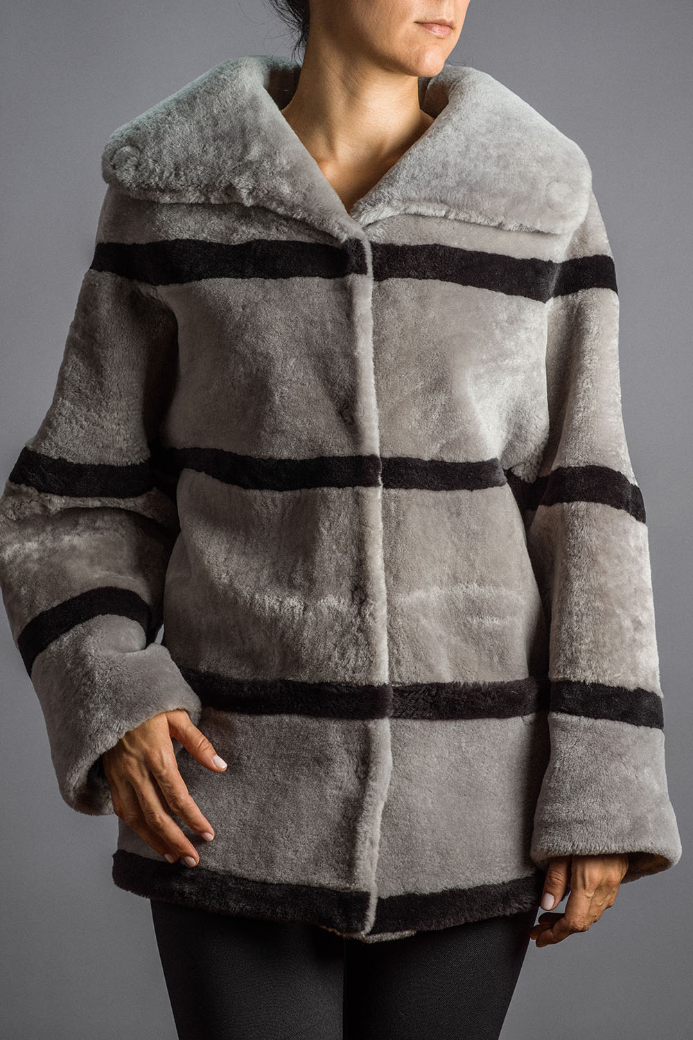 Haina din blana 274 gri 1