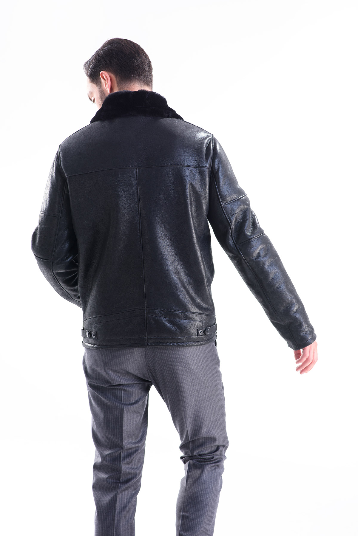 Jacheta de blana barbati 344 negru 2