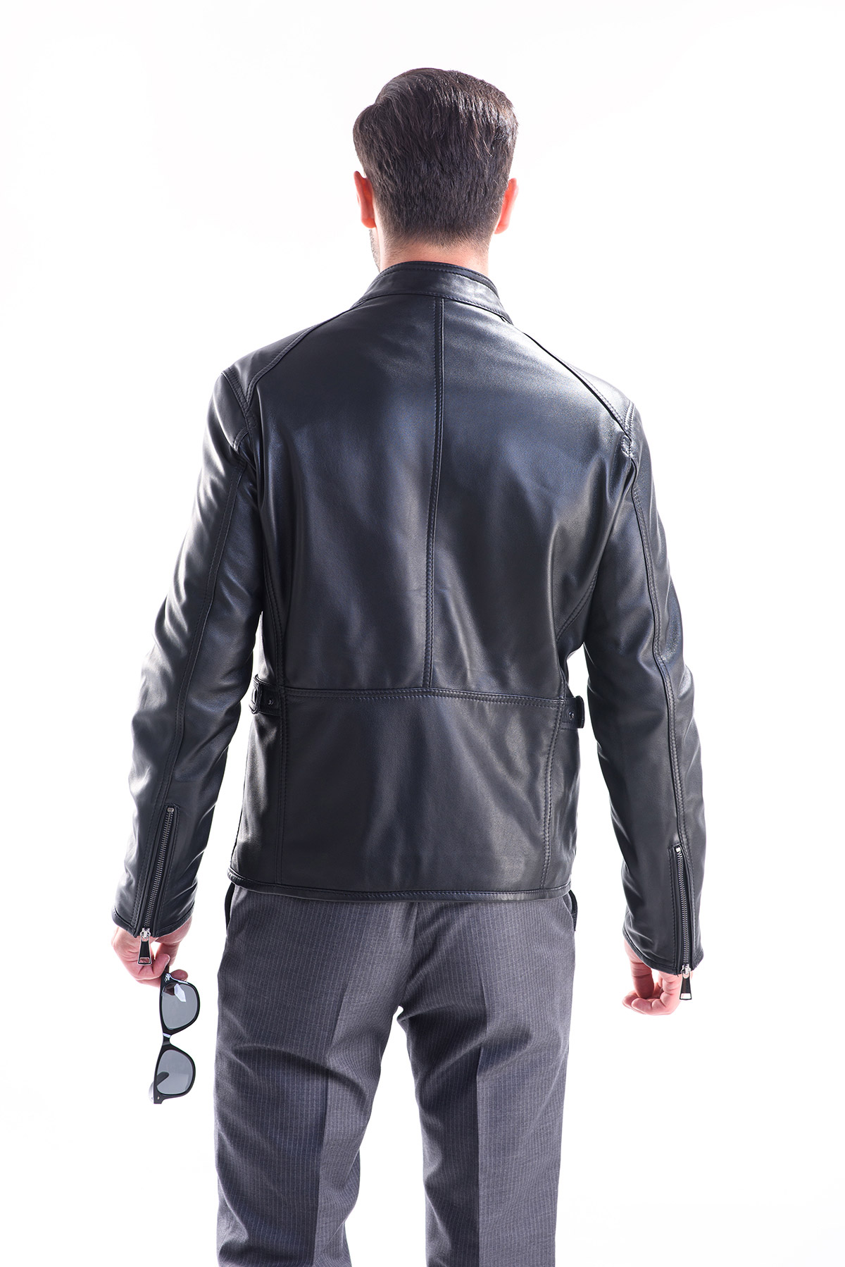 Jacheta de piele 3010 negru 2