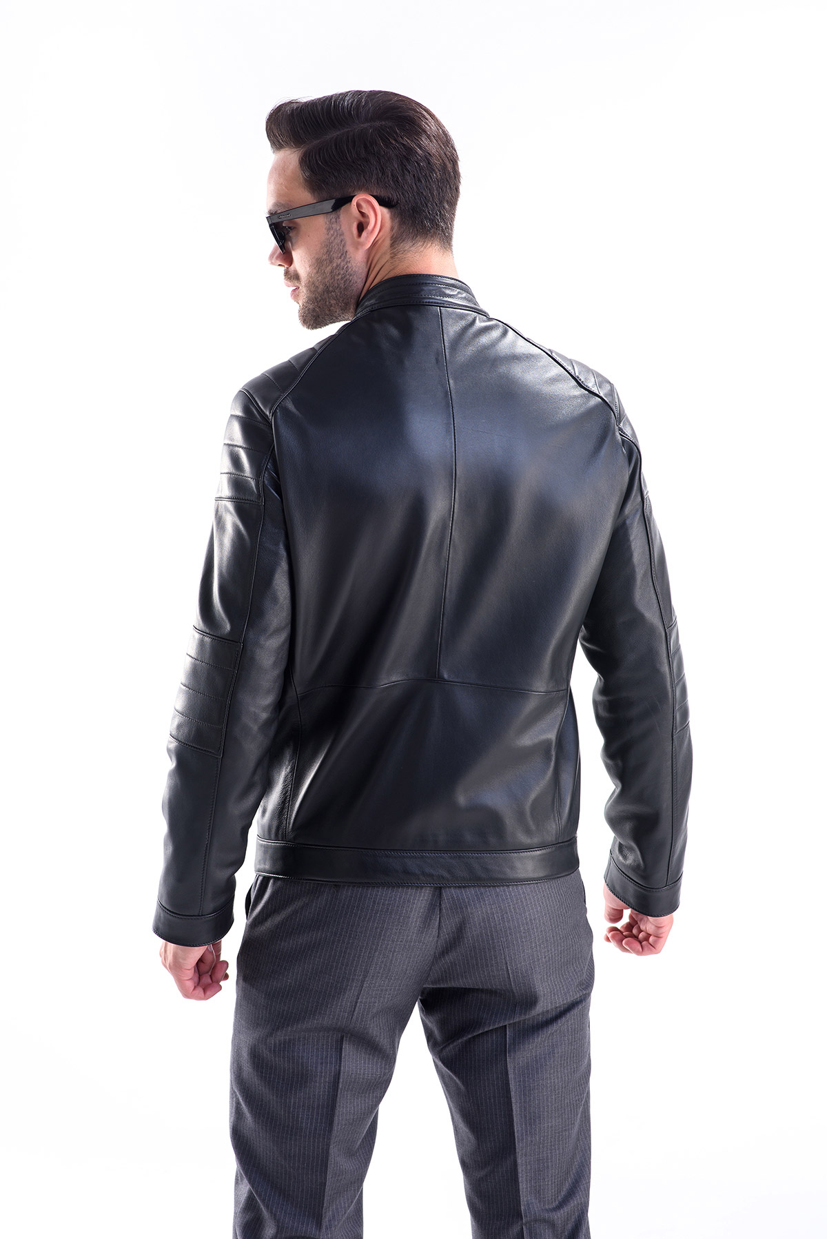 Jacheta de piele 3011 negru 4