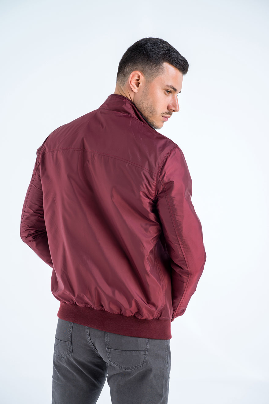 Jacheta din piele reversibila H AET002A negru 6 1