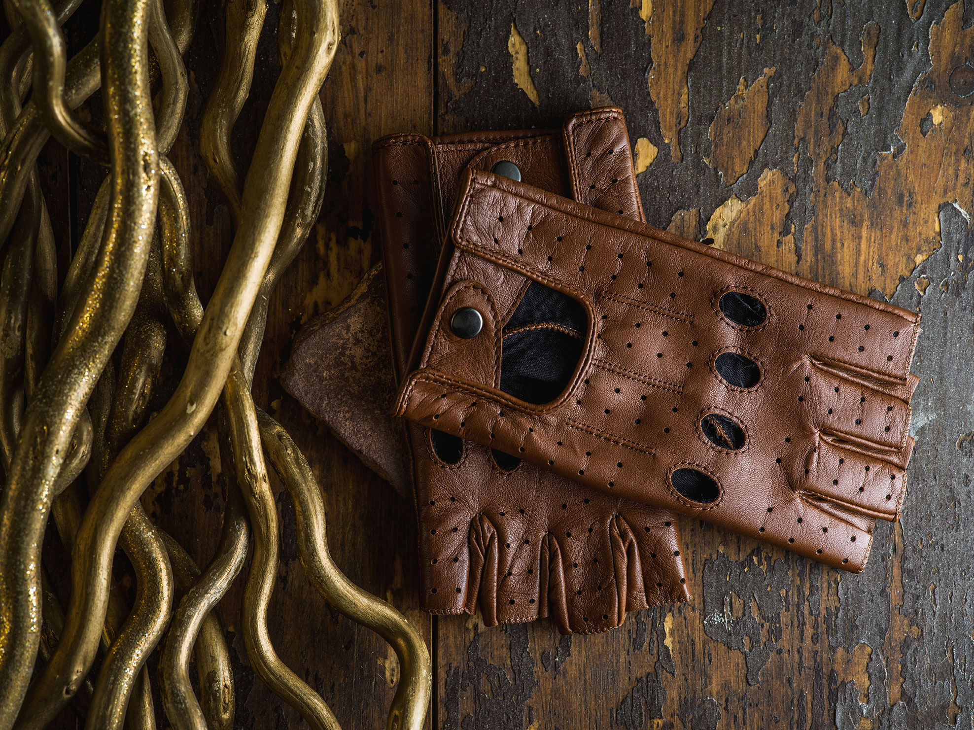 Manusi de piele M113 coniac 6