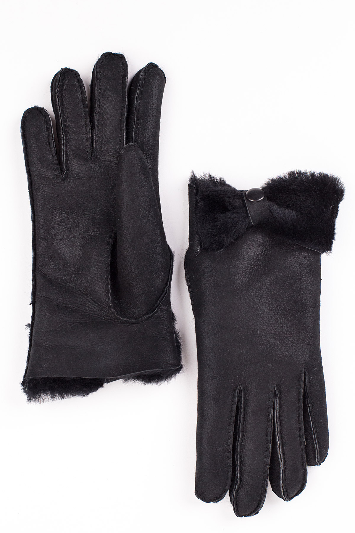 Manusi din piele 712 negru Manusi din piele 712 negru