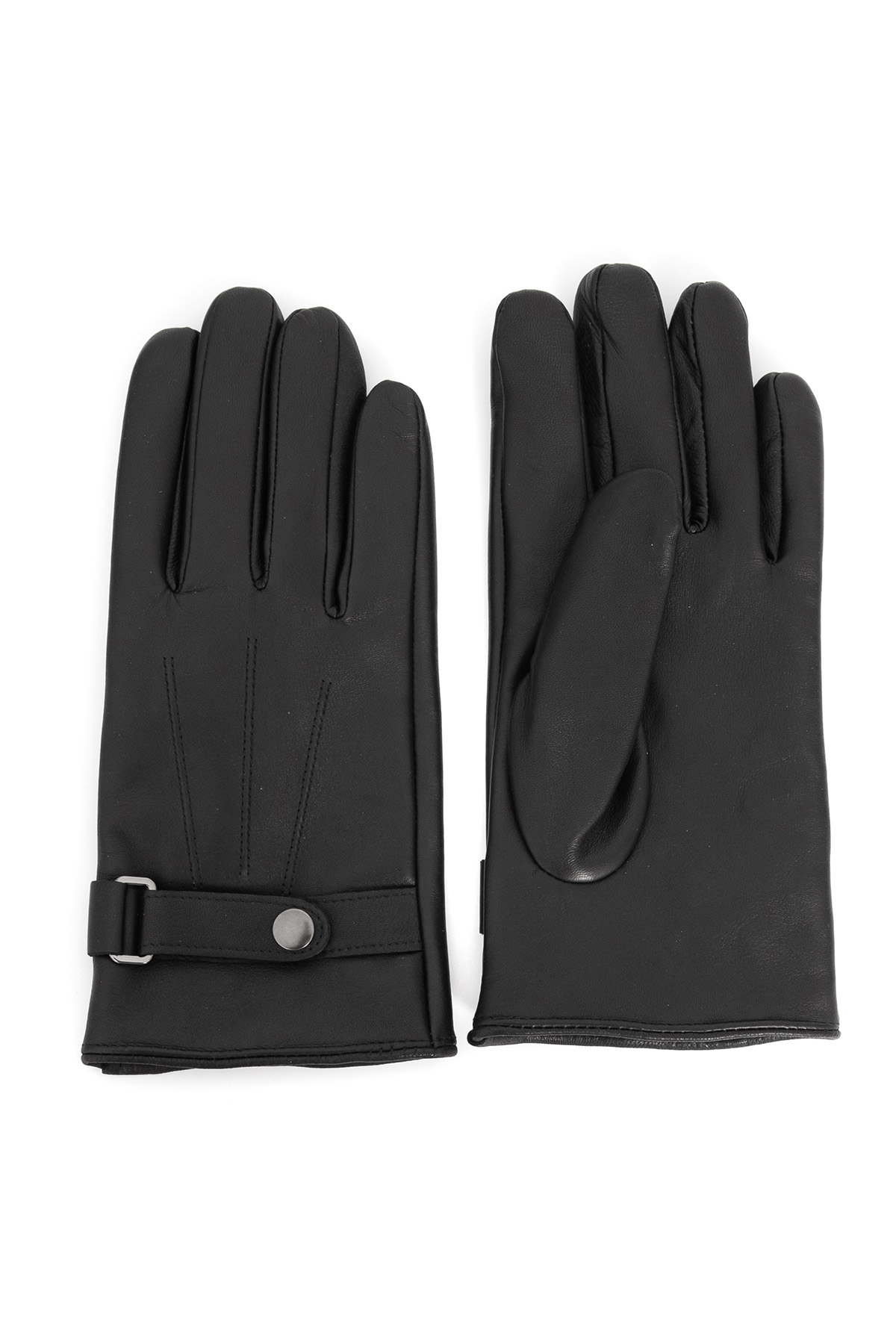 Manusi din piele de ovina M200 negru 1