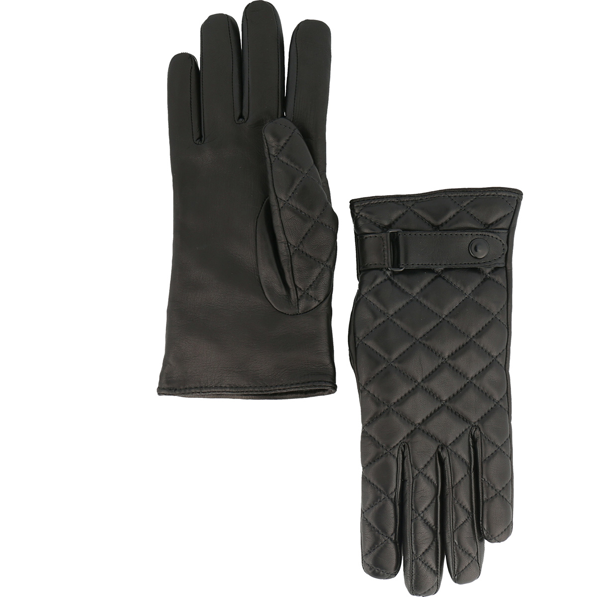 Manusi din piele pentru femei M108 negru 1 Manusi din piele pentru femei M108 negru 1