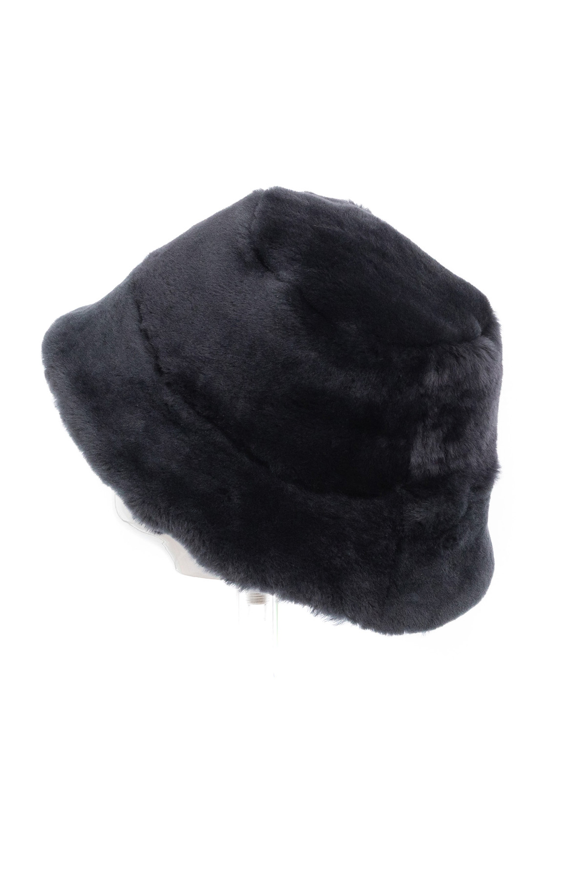 Palarie din blana de miel 543 gri inchis 2