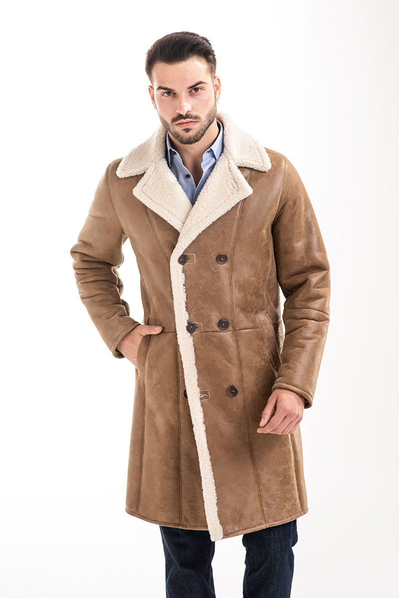 Palton de blana 359 maro deschis 1