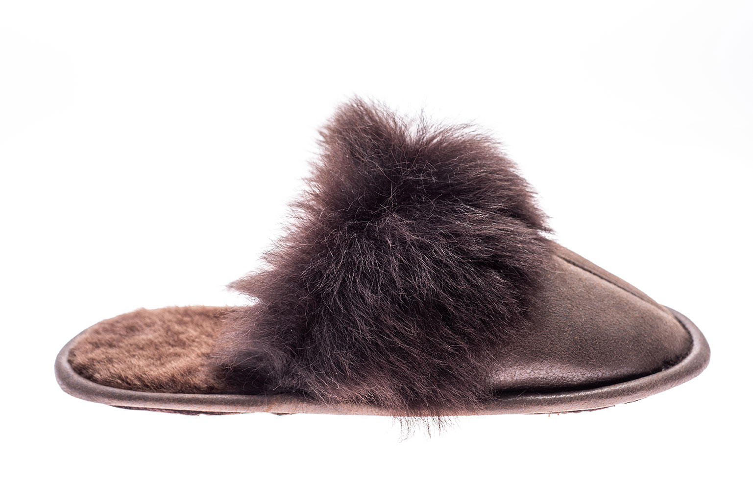 Papuci de casa din blana 902 maro 3 Papuci de casa din blana 902 maro 3