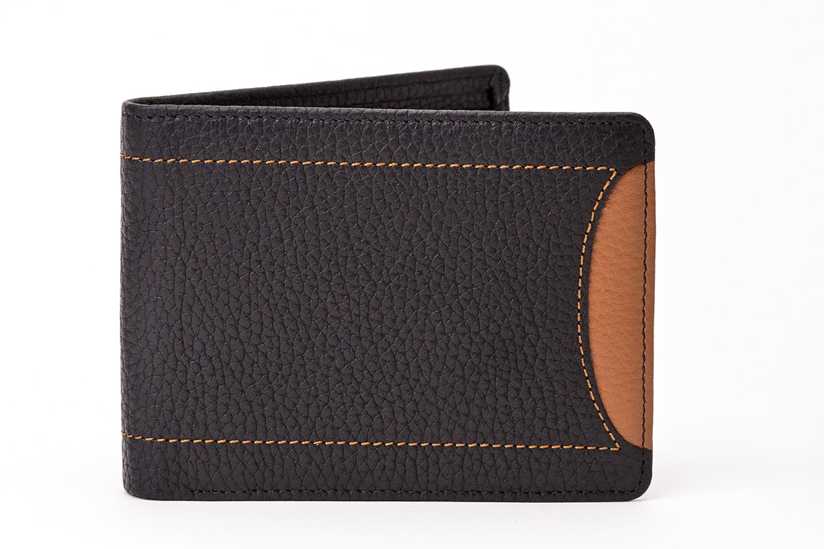 Portofel din piele P1740 negru 1