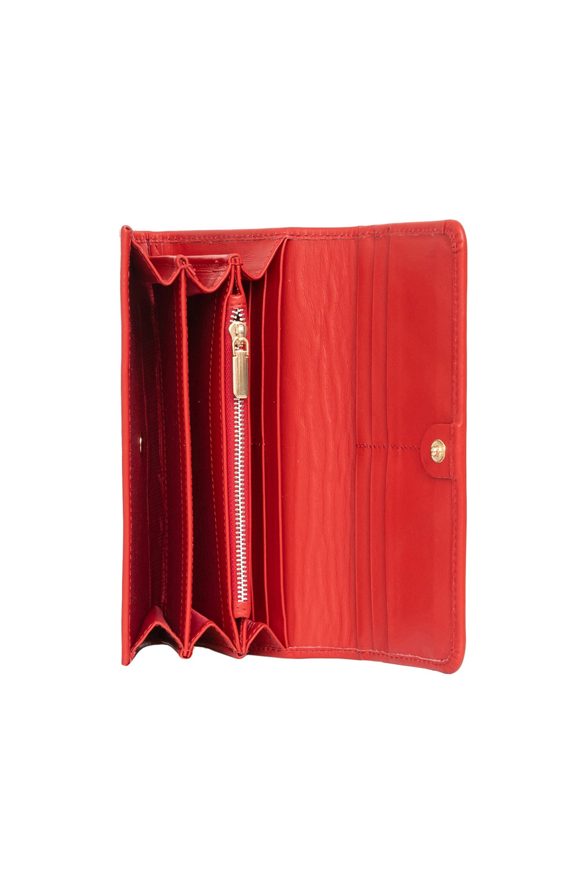 Portofel din piele P23 rosu 4