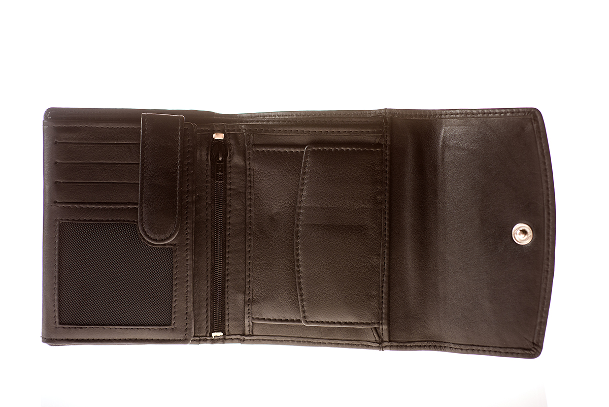 Portofel din piele dama P21 negru 2 Portofel din piele dama P21 negru 2