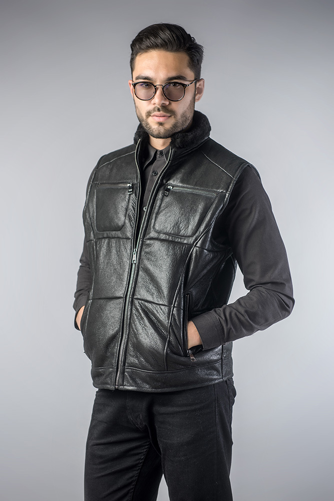 Vesta de blana 350 negru 1