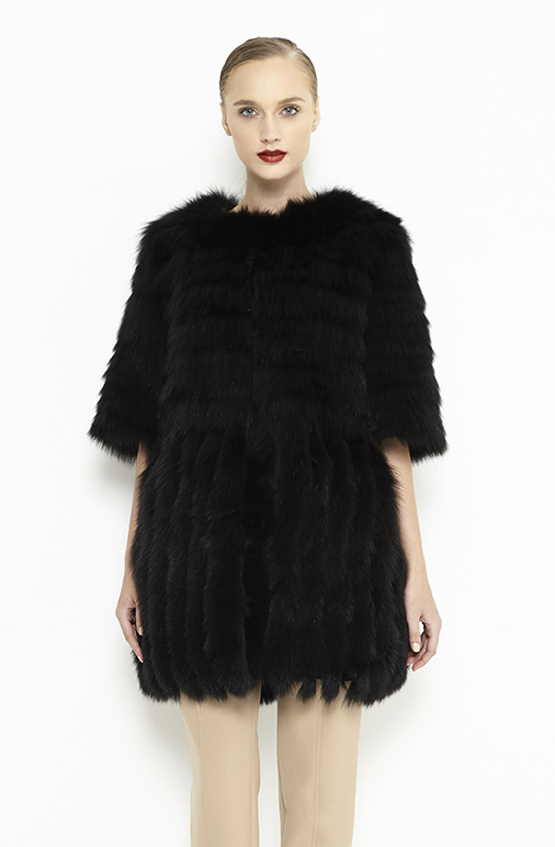 Vesta de blana femei 458 negru 1 Vesta de blana femei 458 negru 1