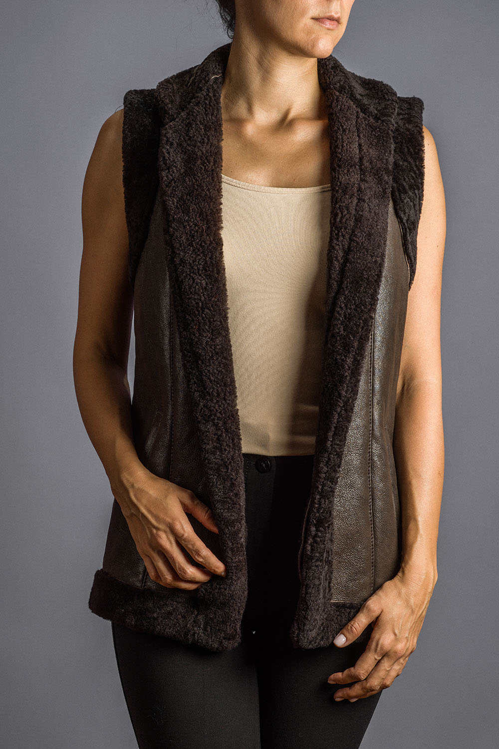 Vesta din blana 20 maro 1