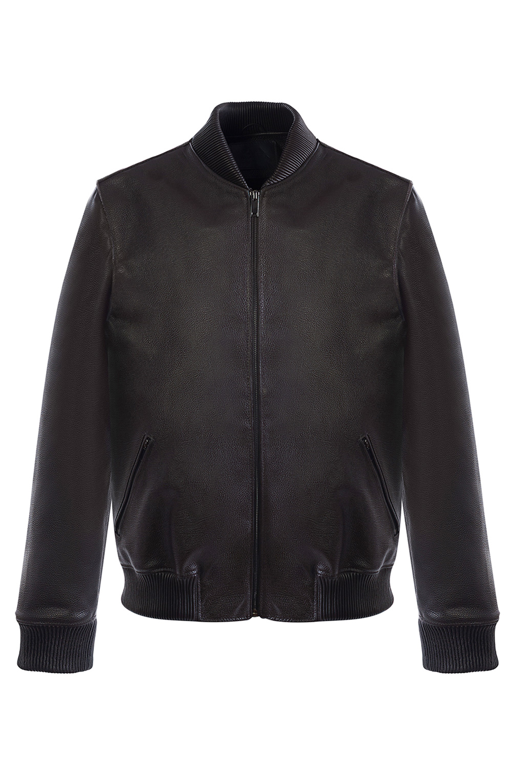 Geacă din piele pentru bărbați 3036 maro (1)