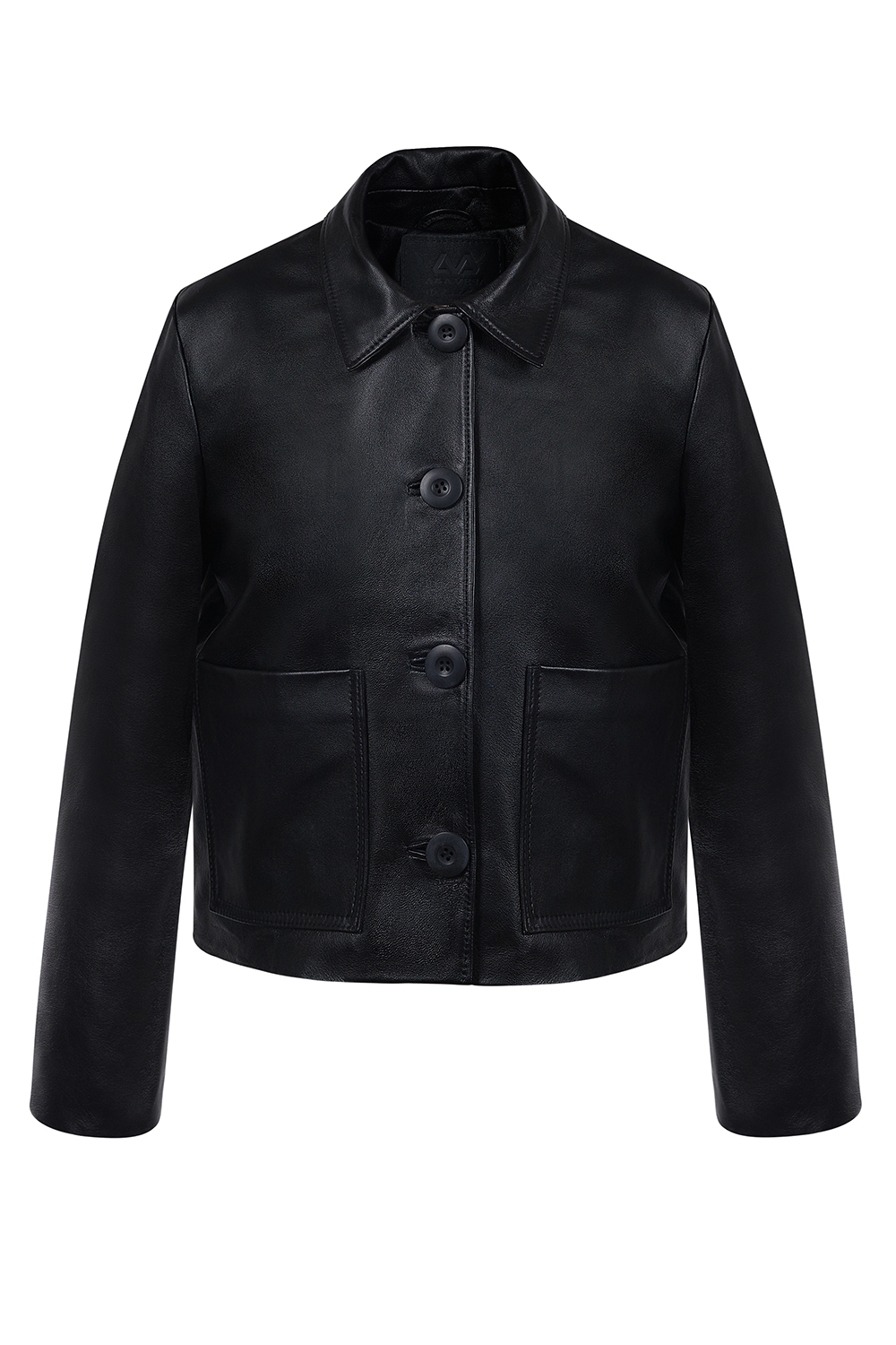 Geacă din piele naturală de damă neagra 1058 (1)