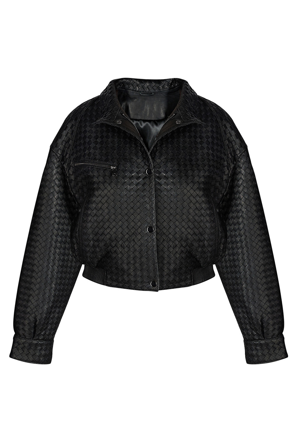 Geaca-din-piele-naturală-împletită-1061-neagra-(1)