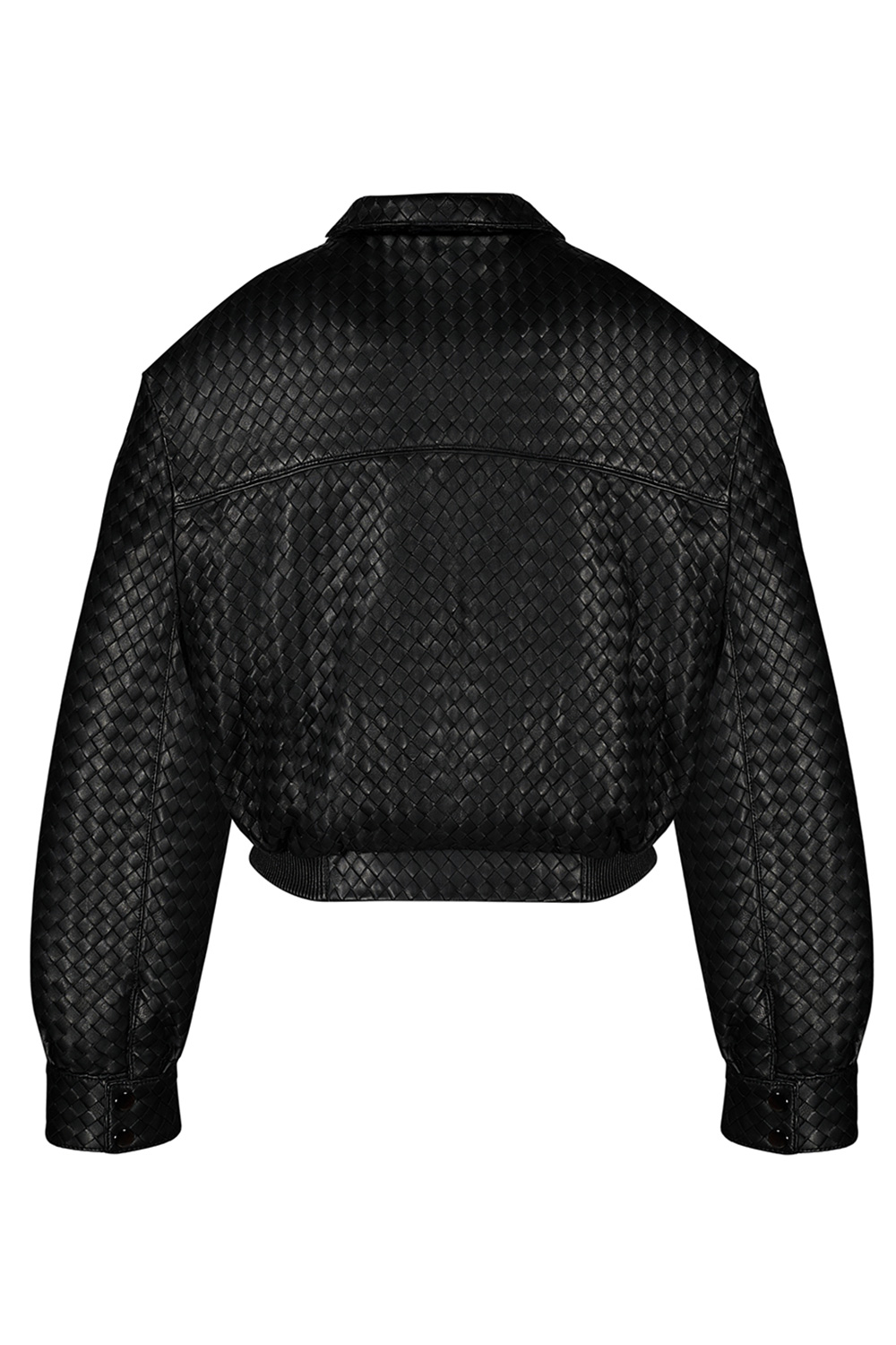 Geaca-din-piele-naturală-împletită-1061-neagra-(2)