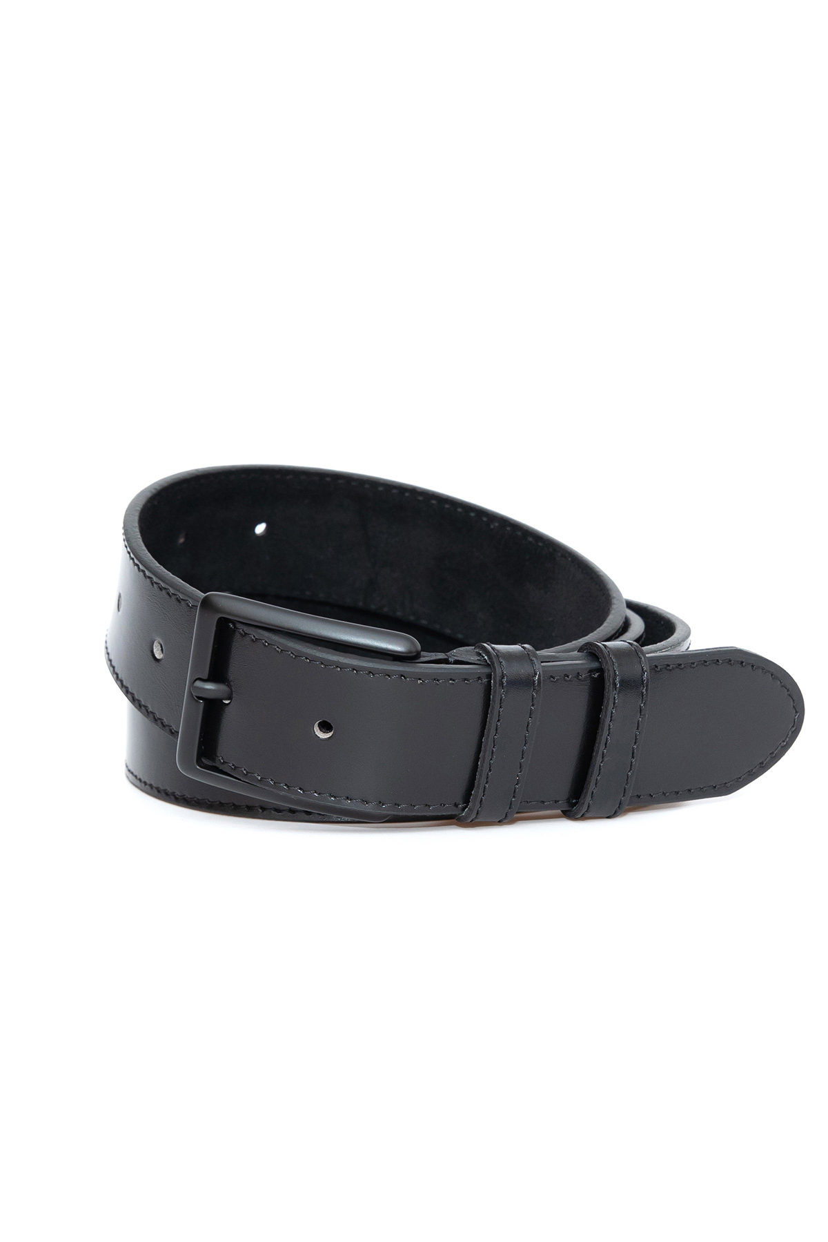 Curea bărbătească din piele naturală cu cataramă neagră C032 neagra(1)